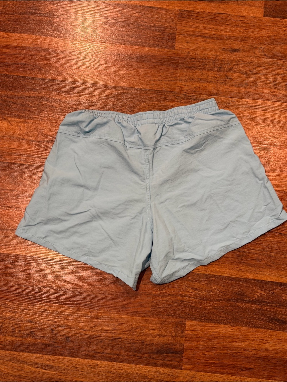 Patagonia Women's Light Blue Baggies Shorts - Picture 2 of 5